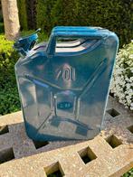 Vintage Jerrycan 20 liter blauw zgan, Ophalen of Verzenden, Gebruikt