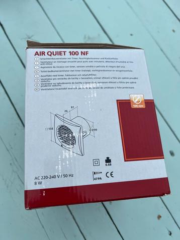 AIR QUIET 100NF Ventilator - Nieuw beschikbaar voor biedingen