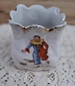 Brocante potje, clown , ezel , vlinder &  mus, lepelvaasje, Ophalen of Verzenden