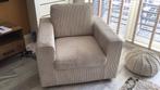Ecru rib stoel, Huis en Inrichting, Fauteuils, Ophalen, Zo goed als nieuw, 75 tot 100 cm