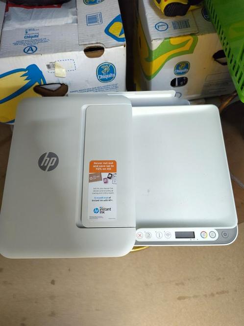 HP DeskJet 4120e All-in-One Printer – Ongetest, mét cartridg, Computers en Software, Printers, Gebruikt, All-in-one, Inkjetprinter