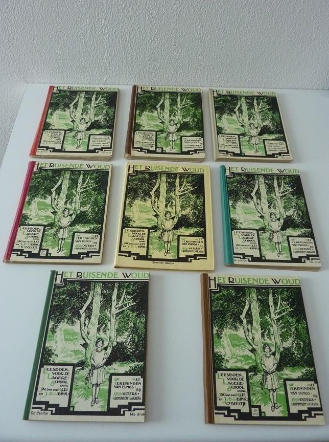 Het ruisende woud van der Klei Ubink ill J H Isings 5 boekje, Ophalen, Van der Klei + Ubink