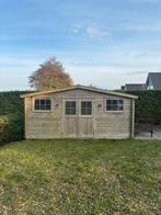 Houten tuinhuisje, Tuin en Terras, Tuinhuizen, Ophalen, 250 tot 500 cm, Zo goed als nieuw, 400 cm of meer