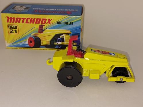 ROD ROLLER MATCHBOX No21 UIT 1972 ONBESPEELD MET DOOSJ, Hobby en Vrije tijd, Modelauto's | Overige schalen, Zo goed als nieuw