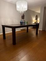Eettafel, Huis en Inrichting, Tafels | Eettafels, Ophalen, Gebruikt, 100 tot 150 cm, Eikenhout