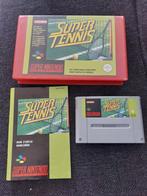 Super tennis snes super nintendo, Spelcomputers en Games, Games | Nintendo Super NES, Vanaf 3 jaar, Sport, 2 spelers, Gebruikt