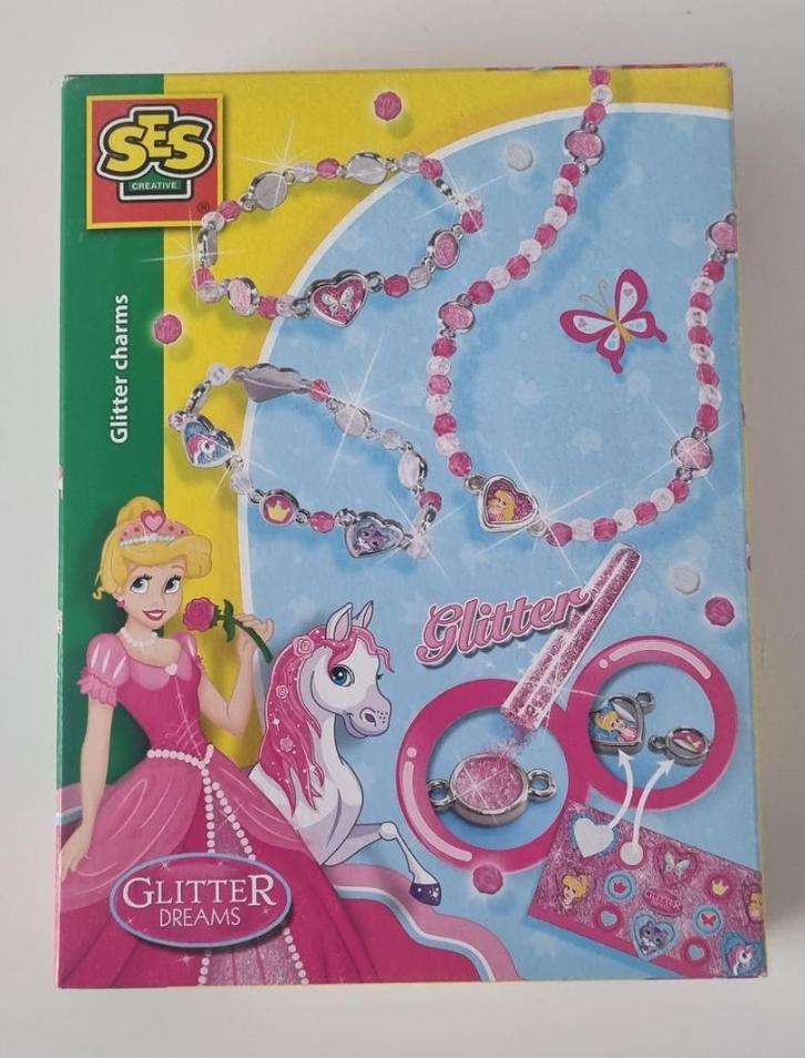 SES Creative, Glitter charms bracelets, Hobby en Vrije tijd, Kralen en Sieraden maken, Nieuw, Overige typen, Ophalen