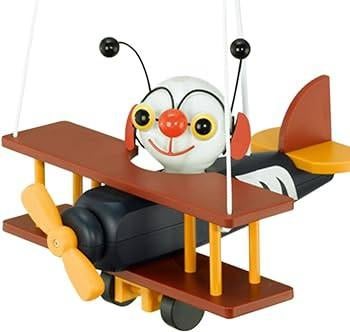 Vliegtuig Lamp Kinderkamer met Nieuw Touw, Kindvriendelijk, Zo goed als nieuw, Minder dan 50 cm, Ophalen