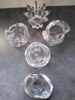 5 kristallen waxinelichthouders theelichthouder, Ophalen of Verzenden