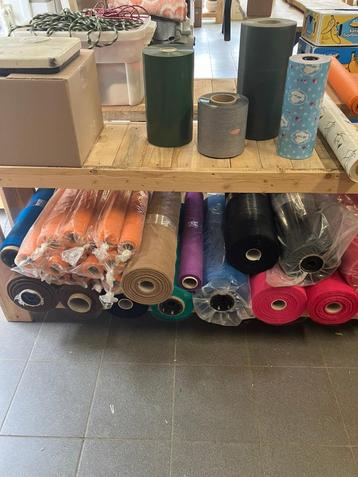 Restant poly deco mesh/colorflor fibre en paperwaeve beschikbaar voor biedingen