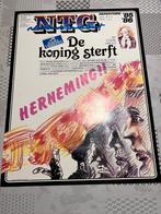 Vintage Poster NTG: De Koning sterft van Eugene Ionesco *Her, Deurposter of groter, Ophalen of Verzenden, Reclame, Rechthoekig Staand