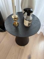 Bijzettafel Cone zwart, Minder dan 55 cm, Rond, Zo goed als nieuw, Hout