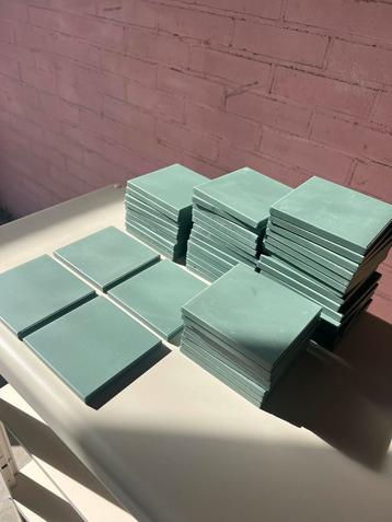 Winckelmans tegels 10x10 Vert Fonce - 50 stuks beschikbaar voor biedingen