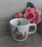 Wedgwood Beatrix Potter Peter Rabbit beker, Ophalen of Verzenden, Zo goed als nieuw, Wedgwood, Kop(pen) en/of Schotel(s)