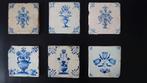 6 tegels 17e eeuw., Antiek en Kunst, Ophalen of Verzenden