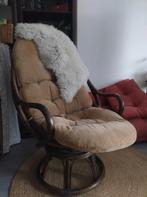 Rotan Draaistoel Manou, Huis en Inrichting, Ophalen, Minder dan 75 cm, Riet of Rotan, Zo goed als nieuw