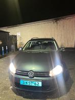 Volkswagen Golf 1.6 TDI 77KW Variant DSG 2010 Blauw, Auto's, Automaat, Euro 5, 1373 kg, Blauw