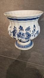 Antieke handgeschilderde delfts blauwe vaas, Antiek en Kunst, Antiek | Vazen, Ophalen of Verzenden