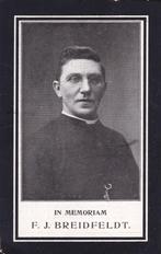 Priester F. J. BREIDFELDT  1871-1915, Verzamelen, Verzenden, Bidprentje