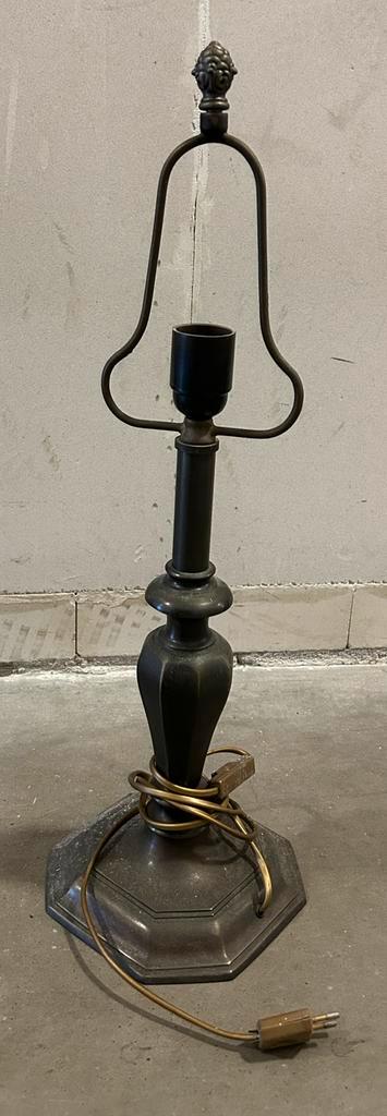 Vintage Lampenstandaard, Huis en Inrichting, Lampen | Tafellampen, Gebruikt, 50 tot 75 cm, Metaal, Ophalen