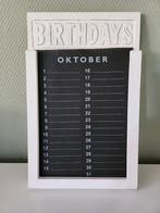 Brocante verjaardagskalender, Ophalen of Verzenden, Maandkalender, Zo goed als nieuw