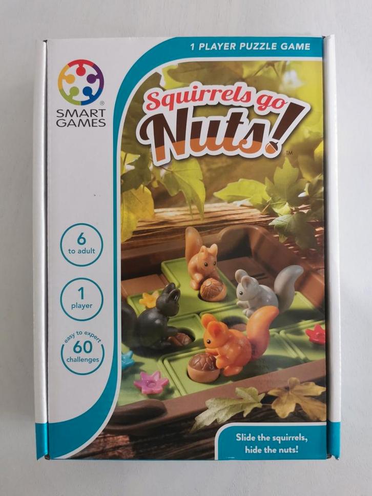 Smart Games Squirrels Go Nuts! - Nieuw!, Kinderen en Baby's, Speelgoed | Kinderpuzzels, Nieuw, 6 jaar of ouder, Minder dan 10 stukjes