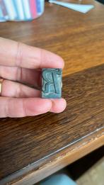 Metalen ouderwetse stempel letter R letterbak, Ophalen of Verzenden, Zo goed als nieuw, Houten stempel