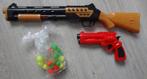 Speelgoed pistolen met plastic balletjes, Kinderen en Baby's, Speelgoed | Buiten | Actiespeelgoed, Ophalen of Verzenden, Gebruikt