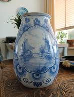 antieke Goedewaagen vaas - handbeschilderd Delfts, Gouda, Antiek en Kunst, Antiek | Keramiek en Aardewerk, Ophalen