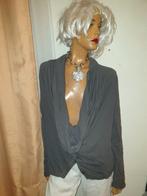 Prachtige blouse van cora kemperman maat M zgan grijs, Maat 38/40 (M), Ophalen of Verzenden, Grijs, Cora Kemperman