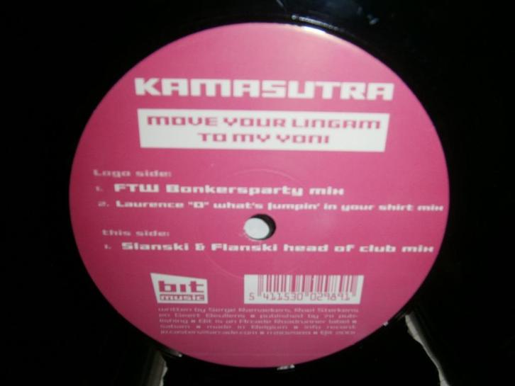 Kamasutra – Move Your Lingam To My Yoni. 2001. Hard House, Cd's en Dvd's, Vinyl | Dance en House, Zo goed als nieuw, Dance Populair