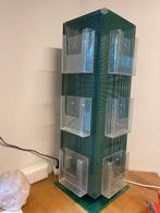 Retro Geperforeerde metalen plaat display perspex bakjes, Ophalen, Minder dan 50 cm, Zo goed als nieuw, Minder dan 100 cm