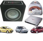 wat een hoge korting! bijna gratis compleet subwoofer pakket, Ophalen of Verzenden, Zo goed als nieuw