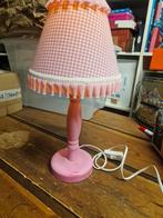 Roze Lampje met Ruitpatroon, Ophalen, Zo goed als nieuw, Minder dan 50 cm