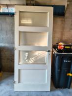Paneeldeuren 4 stuks, Doe-het-zelf en Verbouw, Deuren en Horren, Ophalen, Gebruikt, Binnendeur, Glas