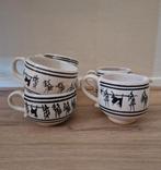 Mzilikazi Arts set - Zimbabwe, Gebruikt, Keramiek, Ophalen of Verzenden, Overige stijlen