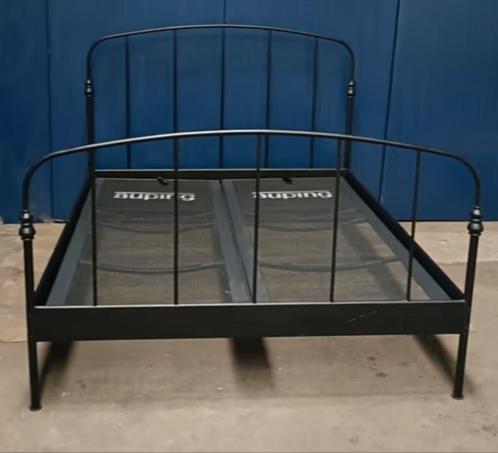 2 persoonsbed 160 x 200 met verstelbare Auping spiraalbodems, Huis en Inrichting, Slaapkamer | Bedden, Gebruikt, Tweepersoons