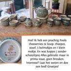 Pools theeservies, Ophalen of Verzenden, Aardewerk, Overige stijlen, Overige typen