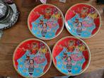 4 ontbijtbordjes Blond Amsterdam.7A.Life is a circus, Blond Amsterdam, Nieuw, Ophalen of Verzenden, Bord(en)