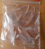 Nageltips kort stiletto french x100 incl verzend, Overige kleuren, Nieuw, Ophalen of Verzenden, Handen en Nagels