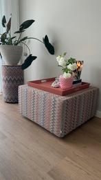 Zigzag hocker, poefs en kussens, Ophalen of Verzenden, Nieuw, Rond, 75 tot 100 cm