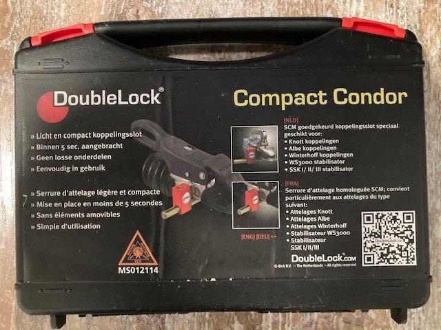 Doublelock Disselslot Compact Condor SCM, Caravans en Kamperen, Caravan accessoires, Zo goed als nieuw, Ophalen of Verzenden