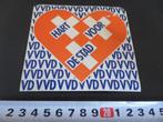sticker Politiek VVD Amsterdam Hart voor de stad, Ophalen, Zo goed als nieuw, Bedrijf of Vereniging