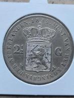 2 1/2 gulden 1859 2,5 gulden rijksdaalder, Postzegels en Munten, Munten | Nederland, Koning Willem III, Zilver, Ophalen of Verzenden