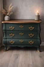 Opgeknapt buikkastje, Ophalen, 50 tot 100 cm, Zo goed als nieuw, 3 of 4 laden