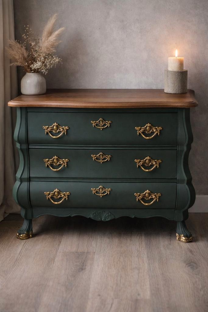 Opgeknapt buikkastje, Huis en Inrichting, Kasten | Ladekasten, Zo goed als nieuw, Minder dan 100 cm, 50 tot 100 cm, 25 tot 50 cm