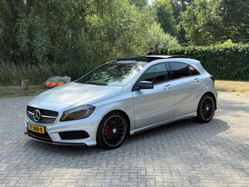 Mercedes-Benz A-klasse 180 AMG I PANO i AUTOMAAT I POPS &BAN beschikbaar voor biedingen