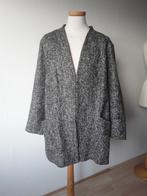 Jasje in zwart/wit gemeleerde stof van Ulla Popken mt 54/56, Verzenden, Zwart, Maat 46/48 (XL) of groter, Ulla Popken