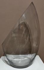 Grote decoratieve ovale vaas, Overige kleuren, Ophalen of Verzenden, Minder dan 50 cm, Glas