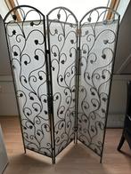 Kamerscherm / room divider vintage zilver metaal, Ophalen of Verzenden, Zo goed als nieuw